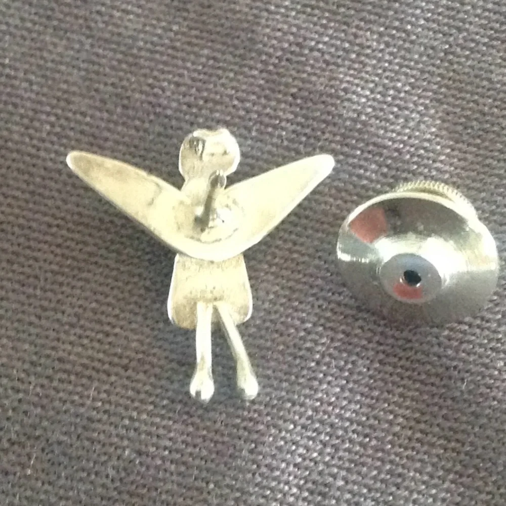 Sterling Silver Guardian Angel pin